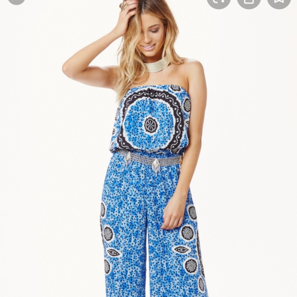 Ale By Alessandra Strapless Jumpsuit!